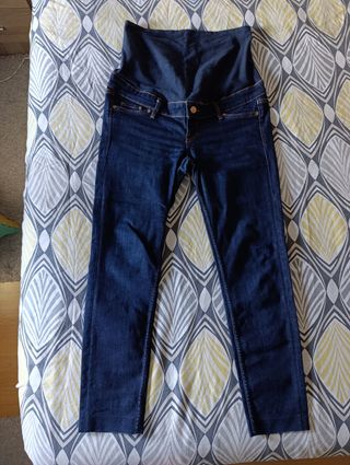 Pantalón premamá vaquero azul
