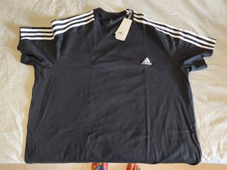 Camiseta Adidas Negra Hombre