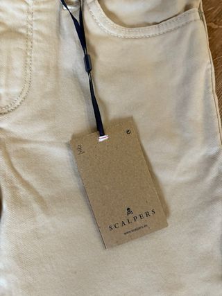 Pantalones beige scalpers talla kids