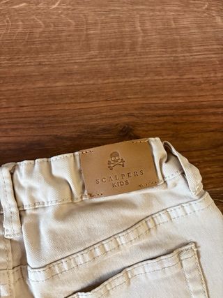 Pantalones beige scalpers talla kids