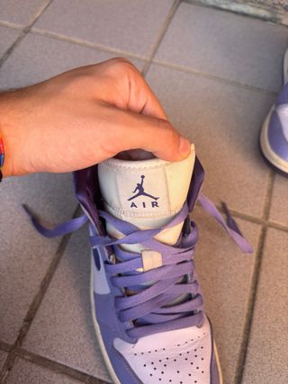 Air Jordan 1 Viola/Bianco