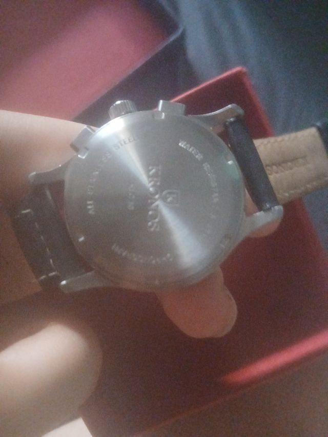 Reloj Kronos Chronograph Negro