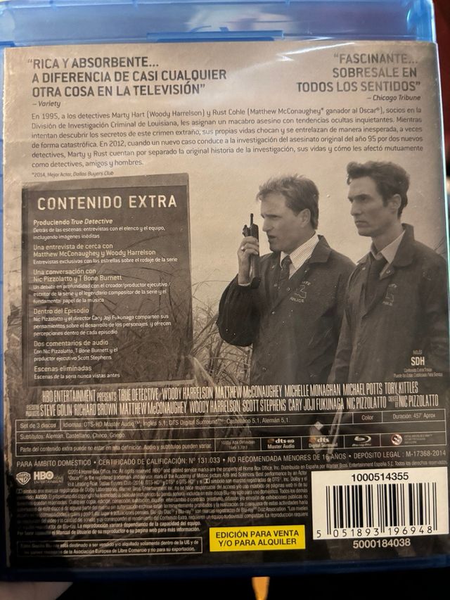 True Detective Temporada 1 Blu-ray