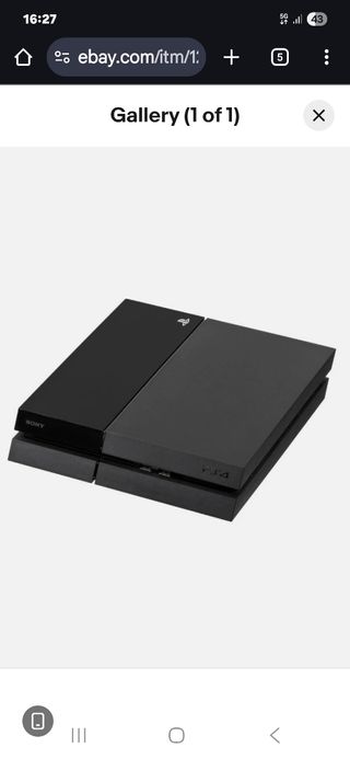 PlayStation 4 PS4 Sony Negra