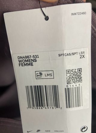 Mallas Nike Moradas Talla 2XL Mujer