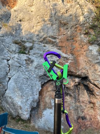 Pertiga escalada - caña chapar escalada - VERDE
