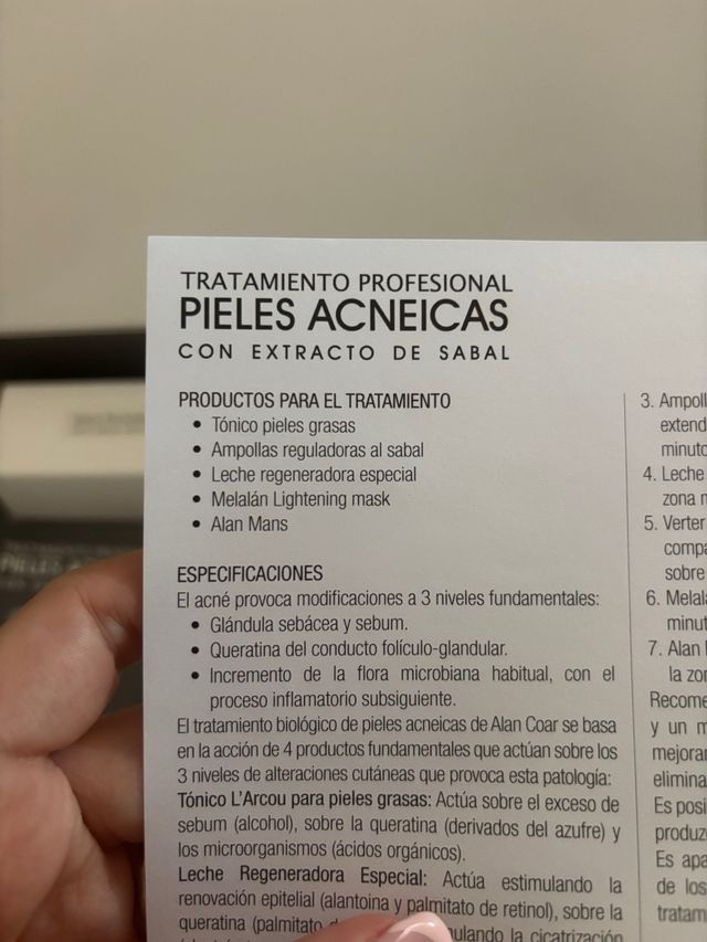 Tratamiento Profesional Pieles Acnéicas Alan Coar
