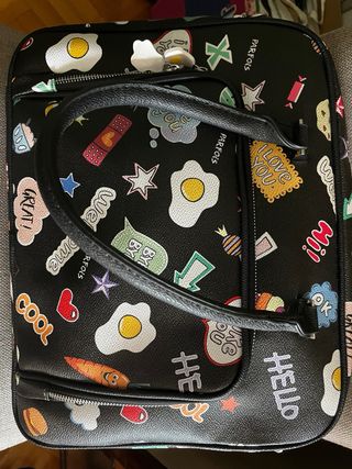 Maletín Parfois con estampado divertido