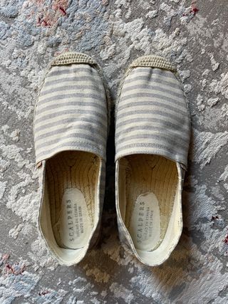 Alpargatas Scalpers Rayas Beige/azul