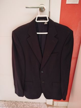 Chaqueta de traje Zara Man Negra