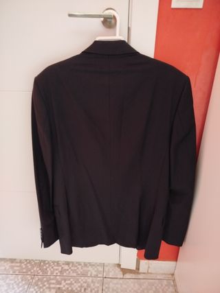 Chaqueta de traje Zara Man Negra