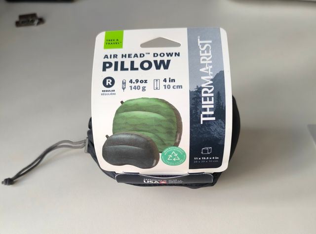 Almohada Thermarest Air Head Down Verde