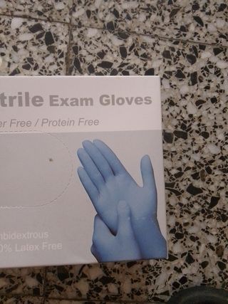 Guantes de nitrilo SynGuard INTCO Talla L