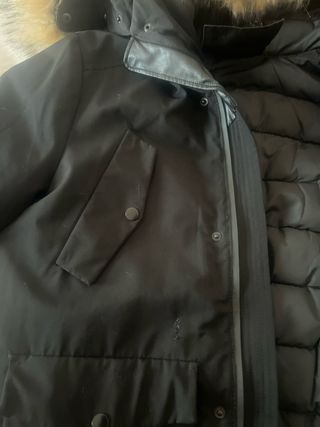 Giubbotto uomo nero con cappuccio