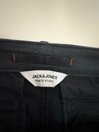 Pantalones Cargo Negros talla americana 39-42