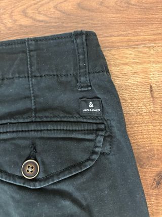 Pantalones Cargo Negros talla americana 39-42