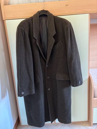 Cappotto in lana marrone e Verdone