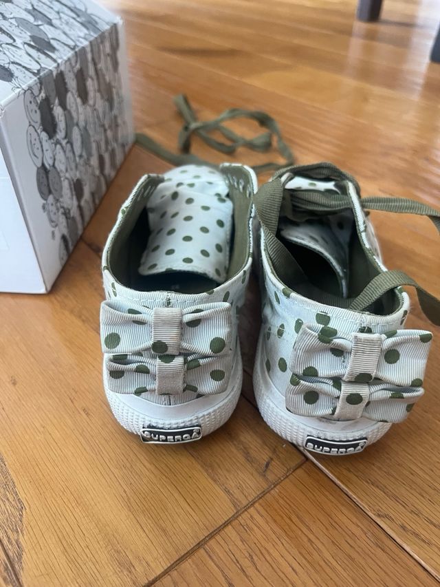 Scarpe bambina Superga pois taglia 32