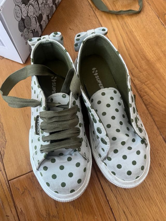 Scarpe bambina Superga pois taglia 32