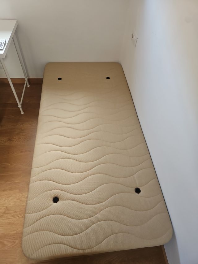 Base Cama Tapizada 3D Estable