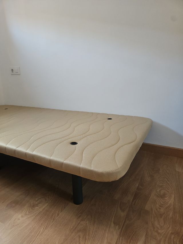 Base Cama Tapizada 3D Estable