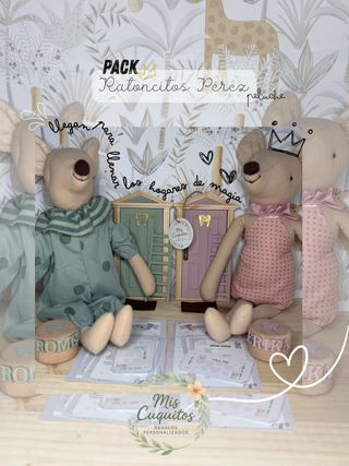 Pack Ratón Pérez Peluche Personalizado