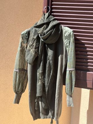 Maglia Leatitia Mam con pashmina