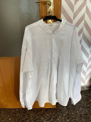 Traje de fallero gris a rayas