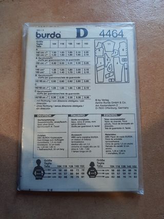 Cartamodello Burda 44641