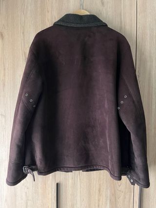 Chaqueta borrego Zara marrón