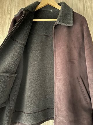 Chaqueta borrego Zara marrón