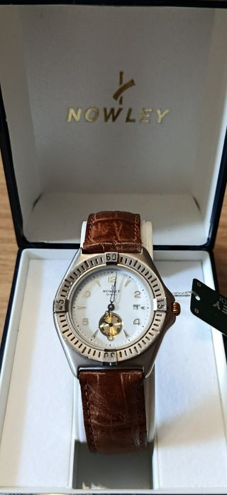Reloj Nowley de Pulsera Marrón y Plateado