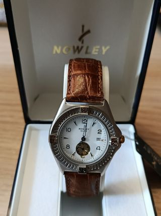 Reloj Nowley de Pulsera Marrón y Plateado