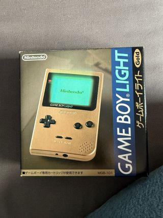 Nintendo Game Boy Light Gold semi nueva