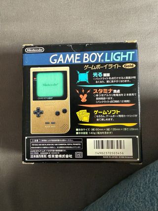 Nintendo Game Boy Light Gold semi nueva