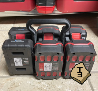 Porta Baterías para Parkside 18V 6 unidades
