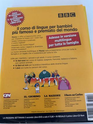 Corso Multilingue BBC Muzzy DVD-BOOK 1