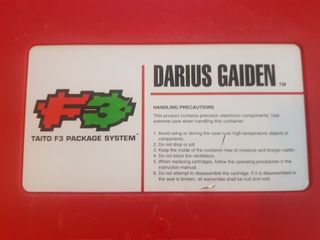 Darius Gaiden Arcade Original Jamma