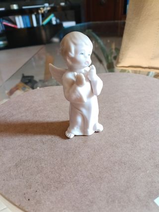 Angioletto decorativo in ceramica