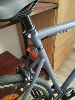 Bicicleta urbana azul