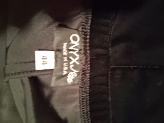 Falda larga negra de punto terciopelo 5maxi y bajo