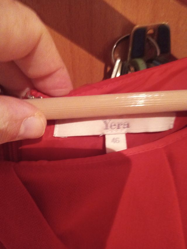 Vestido rojo talla 46