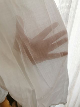 Camisón vintage en batista ligera con encajeado 