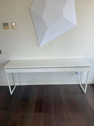 Consolle da tavolo o da ingresso bianca