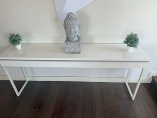 Consolle da tavolo o da ingresso bianca