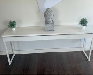 Consolle da tavolo o da ingresso bianca