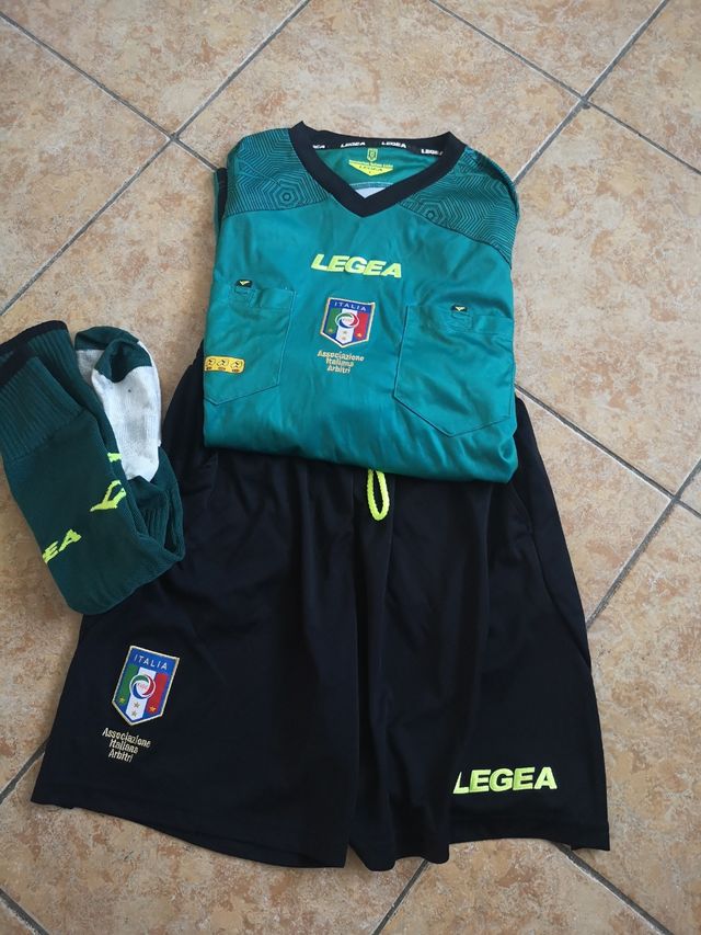 Divisa arbitro calcio Legea Italia