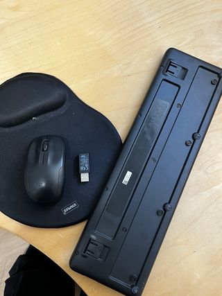 Teclado y Ratón Inalámbrico Logitech Negro