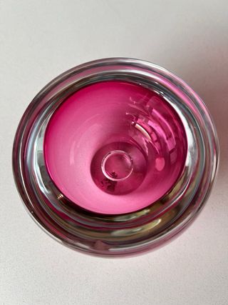 Cenicero Cristal Checo Vintage Rosa