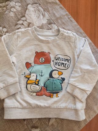 Felpa calda Baby Club orsetto e pinguino